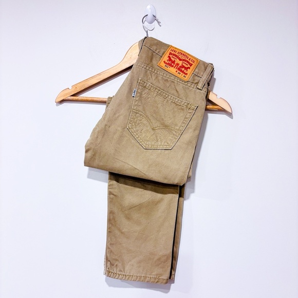 LEVI'S Desert Taupe 511Mc Skinny Jeans - Picture 10 of 11